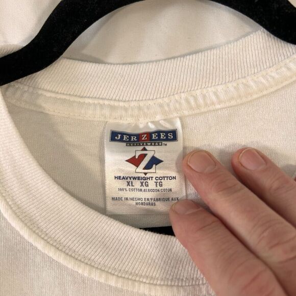 Vintage MLB Baseball 9/11 Shirt Men's XL White Short Sleeve Crew Neck Cotton - Picture 5 of 7
